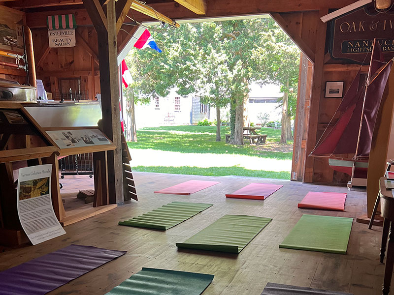 Barn Girl Gentle Yoga is great for everyone, including beginners.